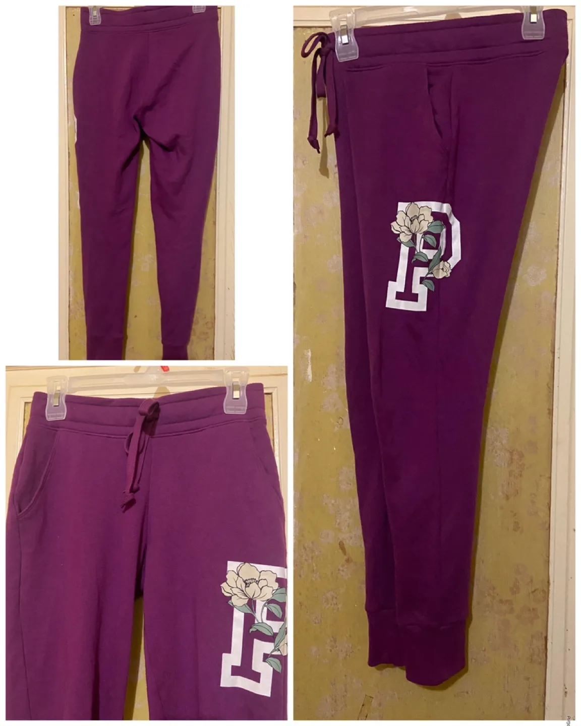 PINK VS Cowl Neck Sweatshirt matching sweatpants szXS image indicator(6)