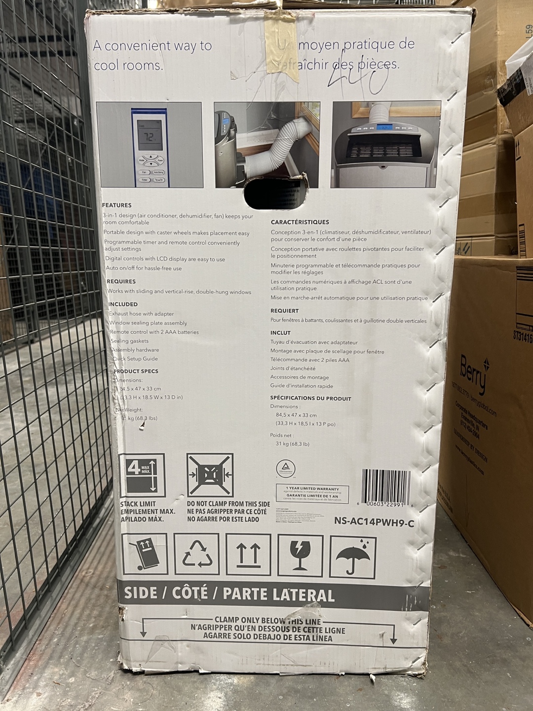Insignia 14000BTU Portable Air Conditioner - photo 2