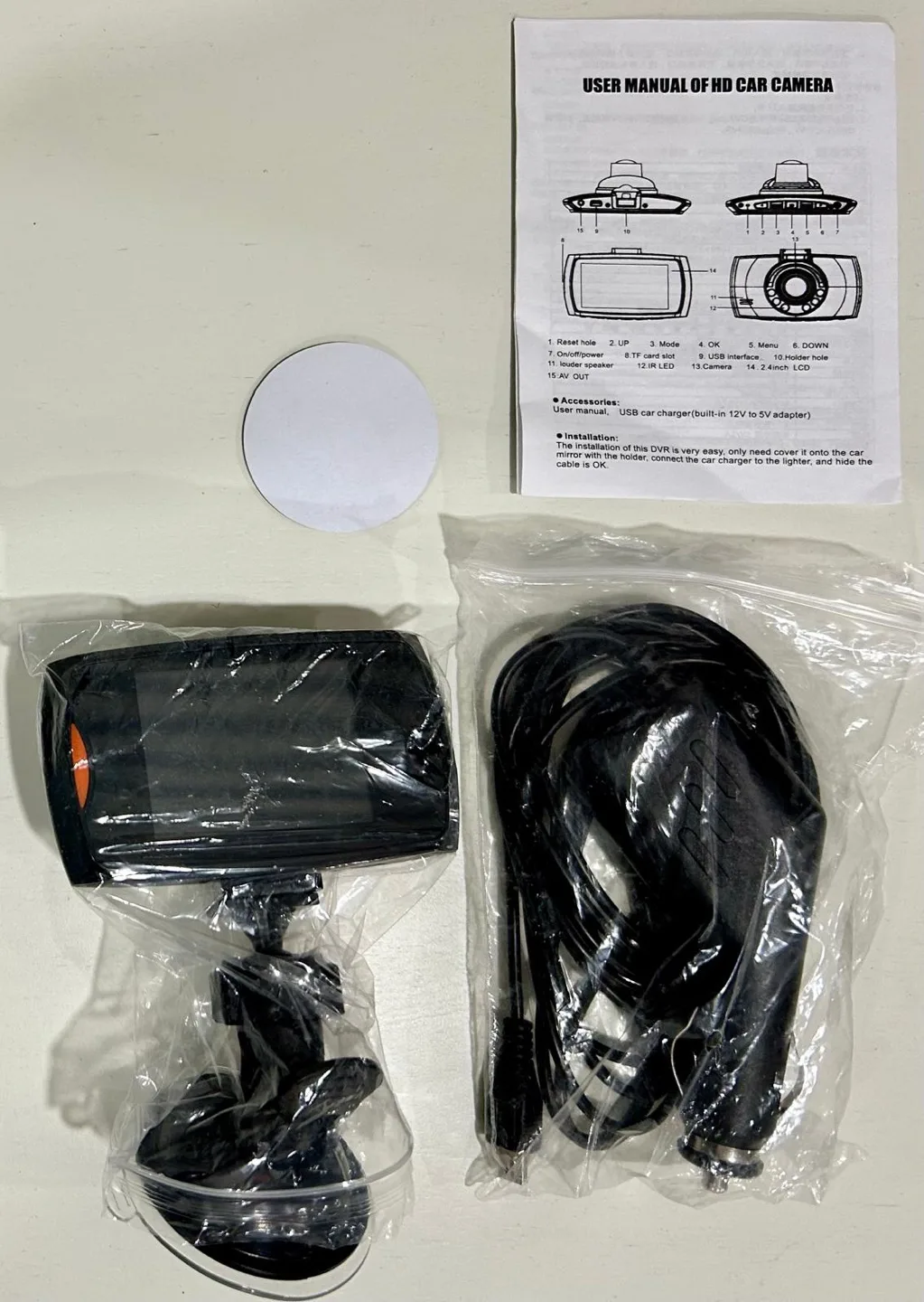 Advanced Portable Car Camcorder HD DVR 1920x1080 image indicator(2)