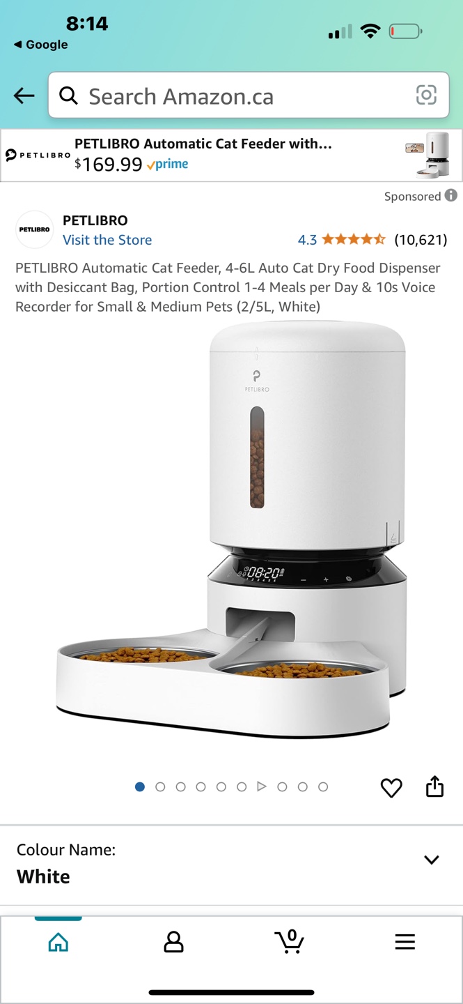 PETLIBRO Automatic Cat Feeder - White - 2/5L - photo 2