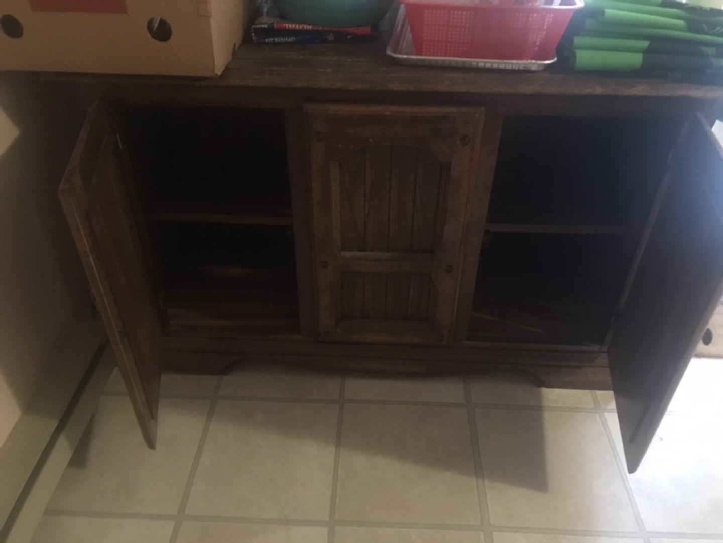 Wooden Buffet Cabinet with 2 drawers and 2 doors - photo 3