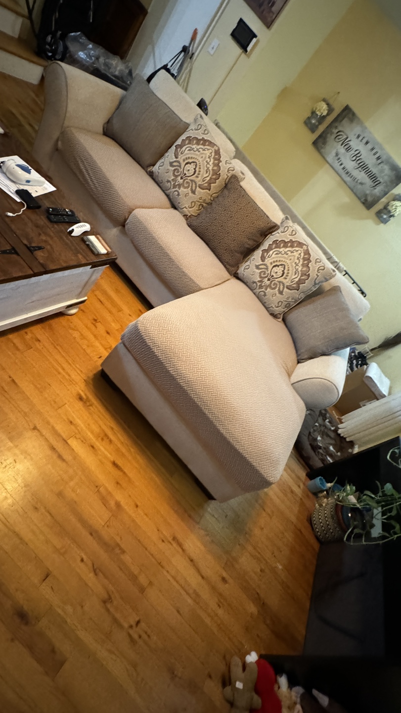 Beige Sectional Sofa - photo 5