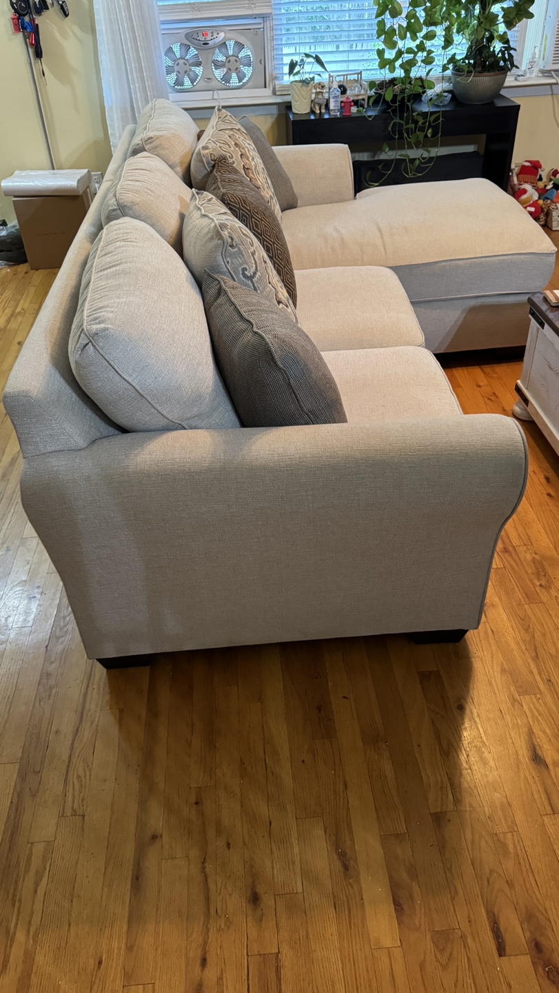 Beige Sectional Sofa - photo 2