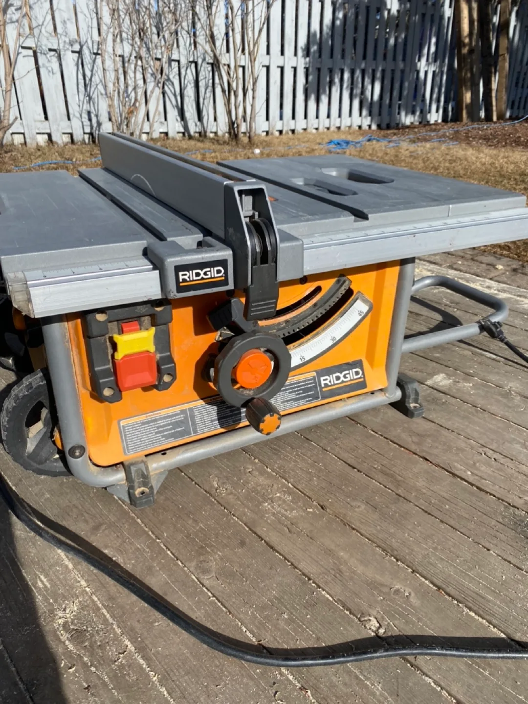 RIDGID 10" Portable Table Saw image indicator(2)