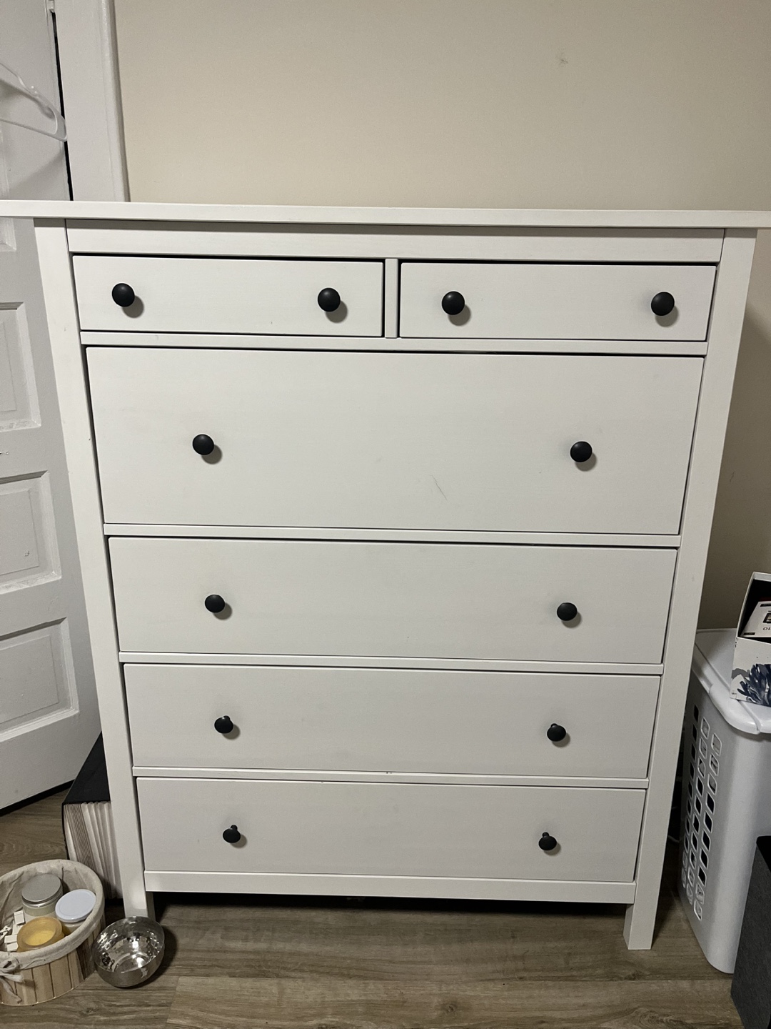 HEMNES 6-drawer chest, white stain, 42 1/2x51 5/8 " - photo 2