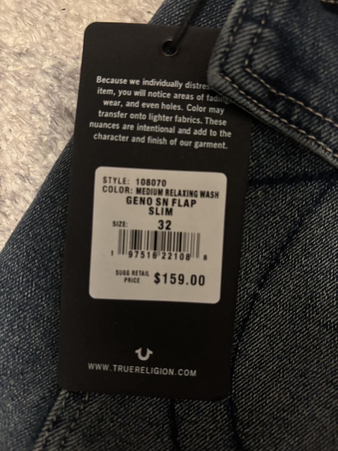 True Religion relaxed jeans - photo 4