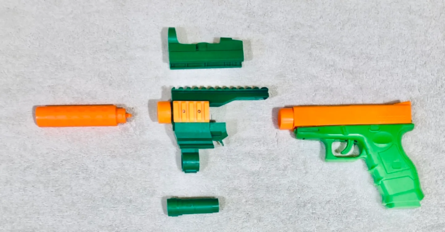 Adventure Force Toy Gun with Attachments. image indicator(2)