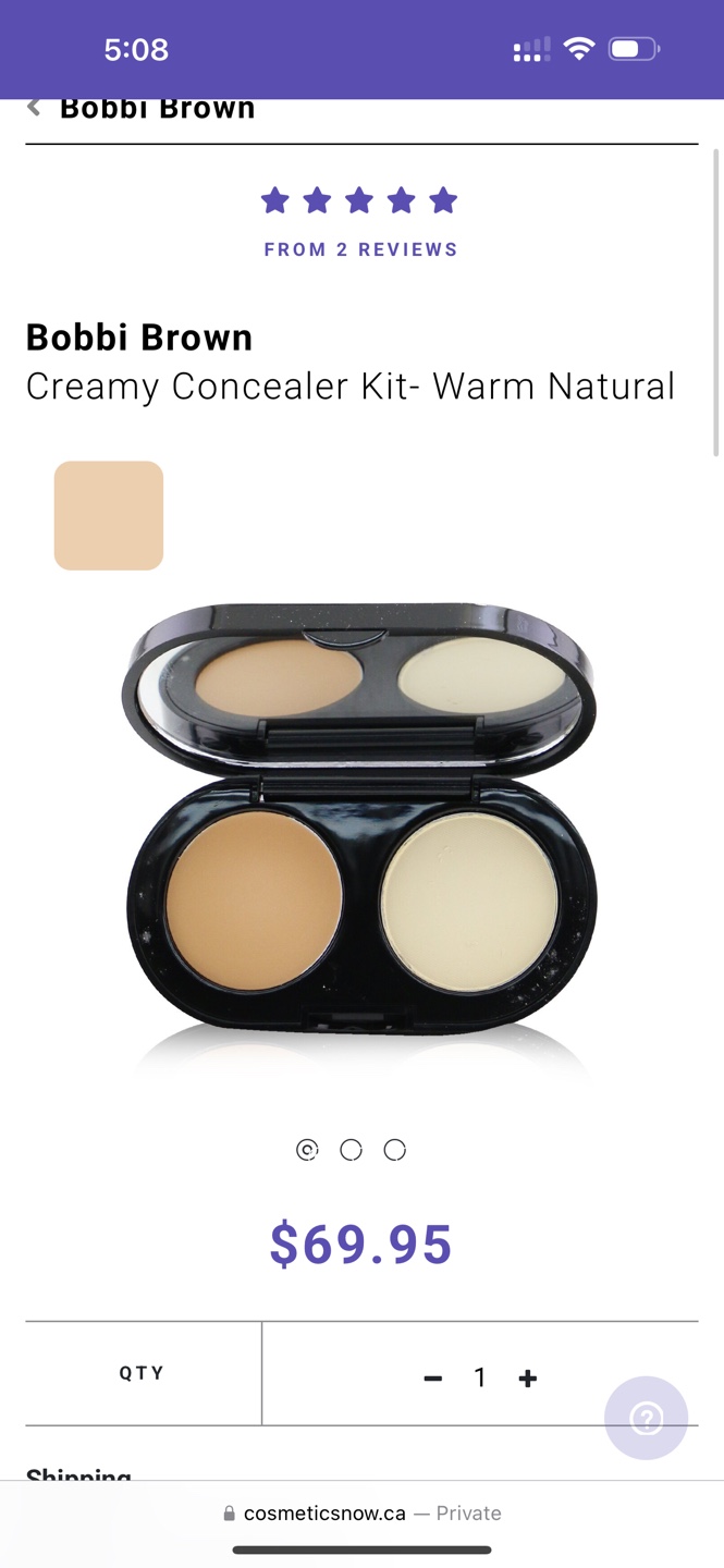 Bobbi Brown Creamy Concealer Kit - Warm Natural