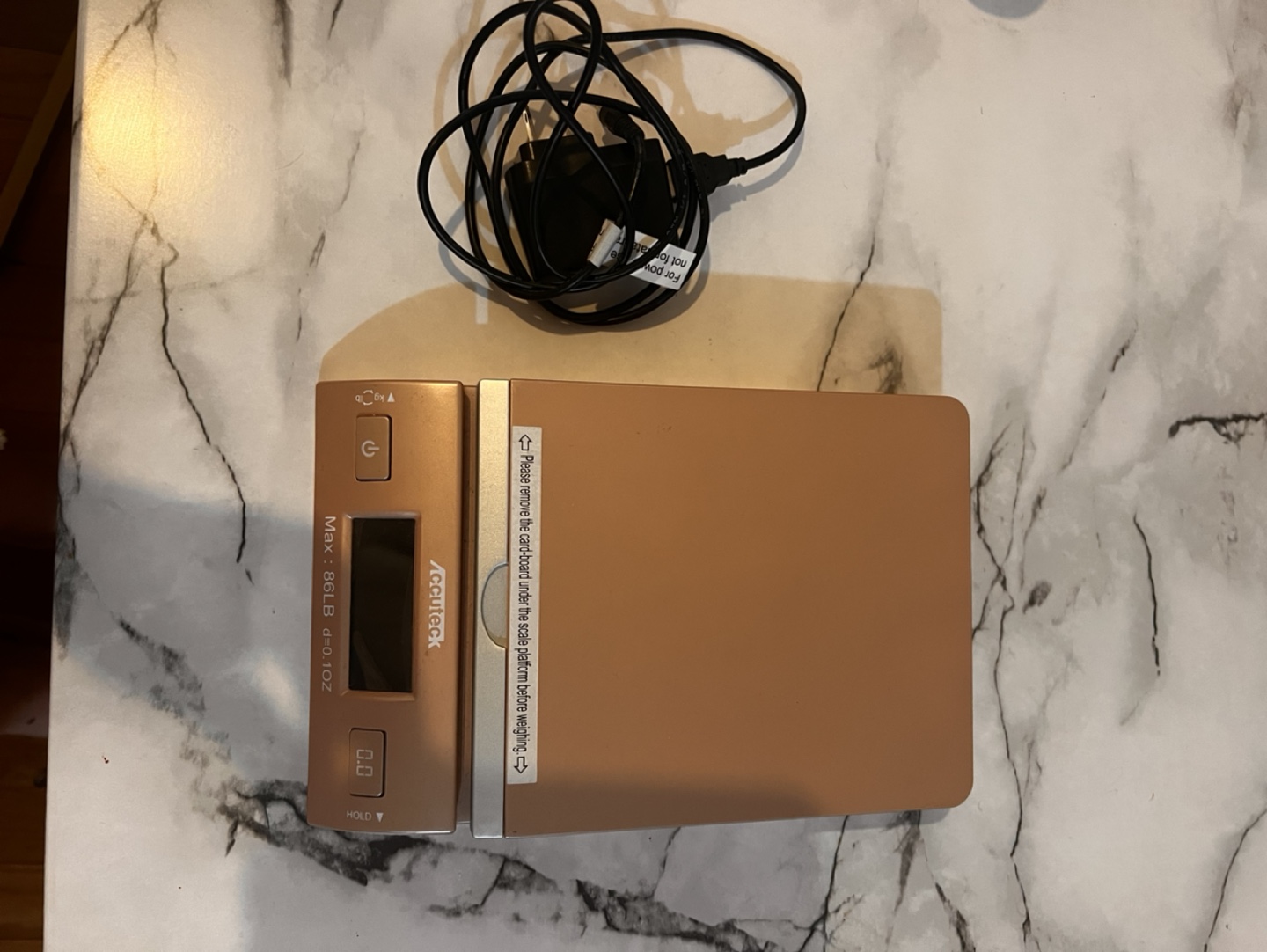 Accuteck Digital Kitchen Scale - Rose Gold - photo 2