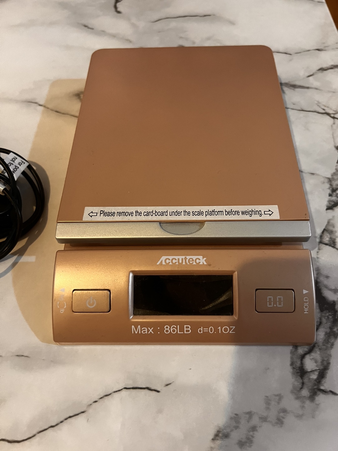 Accuteck Digital Kitchen Scale - Rose Gold