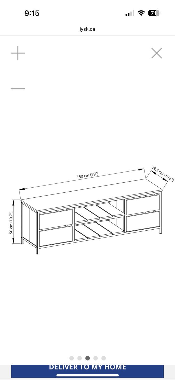 JYSK LULEA TV Bench - Excellent Condition - photo 3