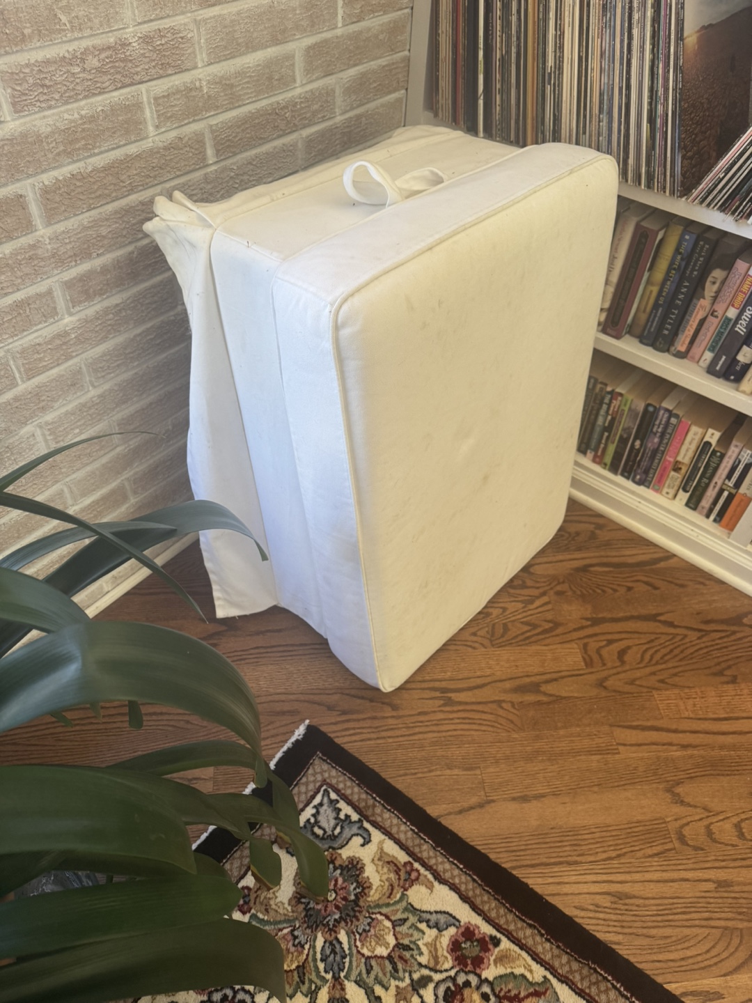 Free IKEA chair with replacement cover and ottoman - photo 3