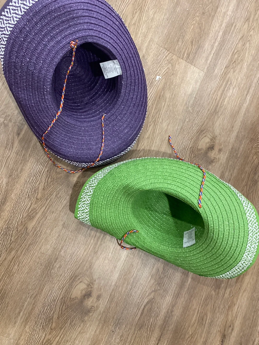 Two Sombrero Hats - Purple and Green image indicator(2)