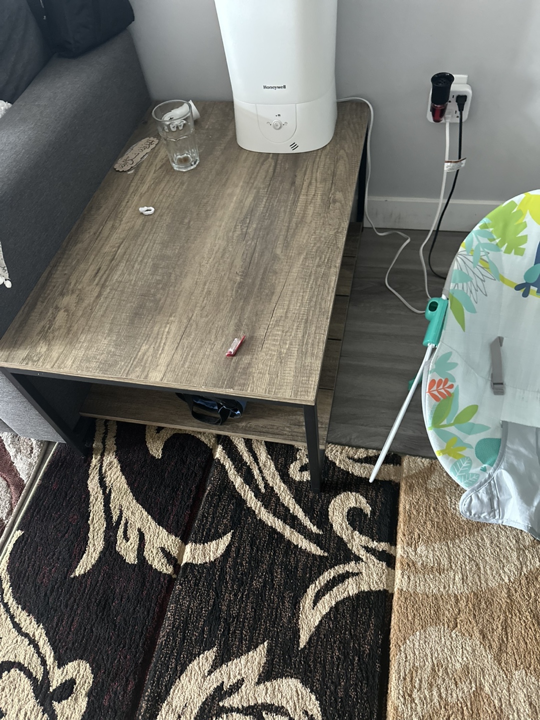 Coffee Table with Shelf - photo 2