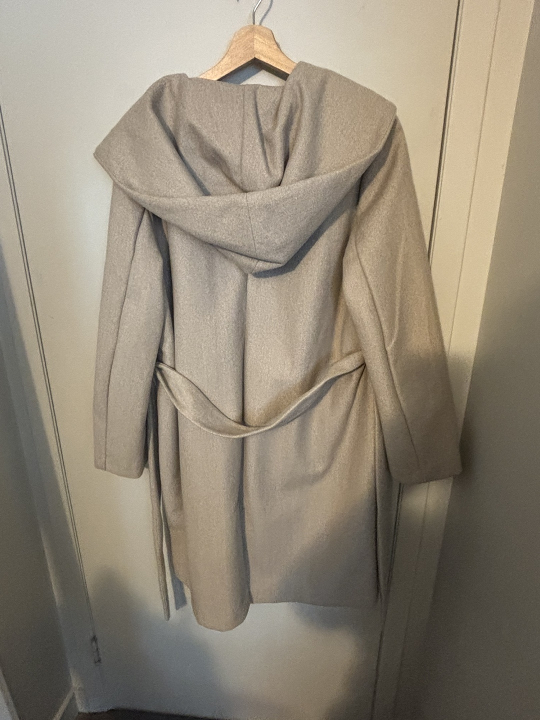 Zara Hooded Belted Coat - photo 2