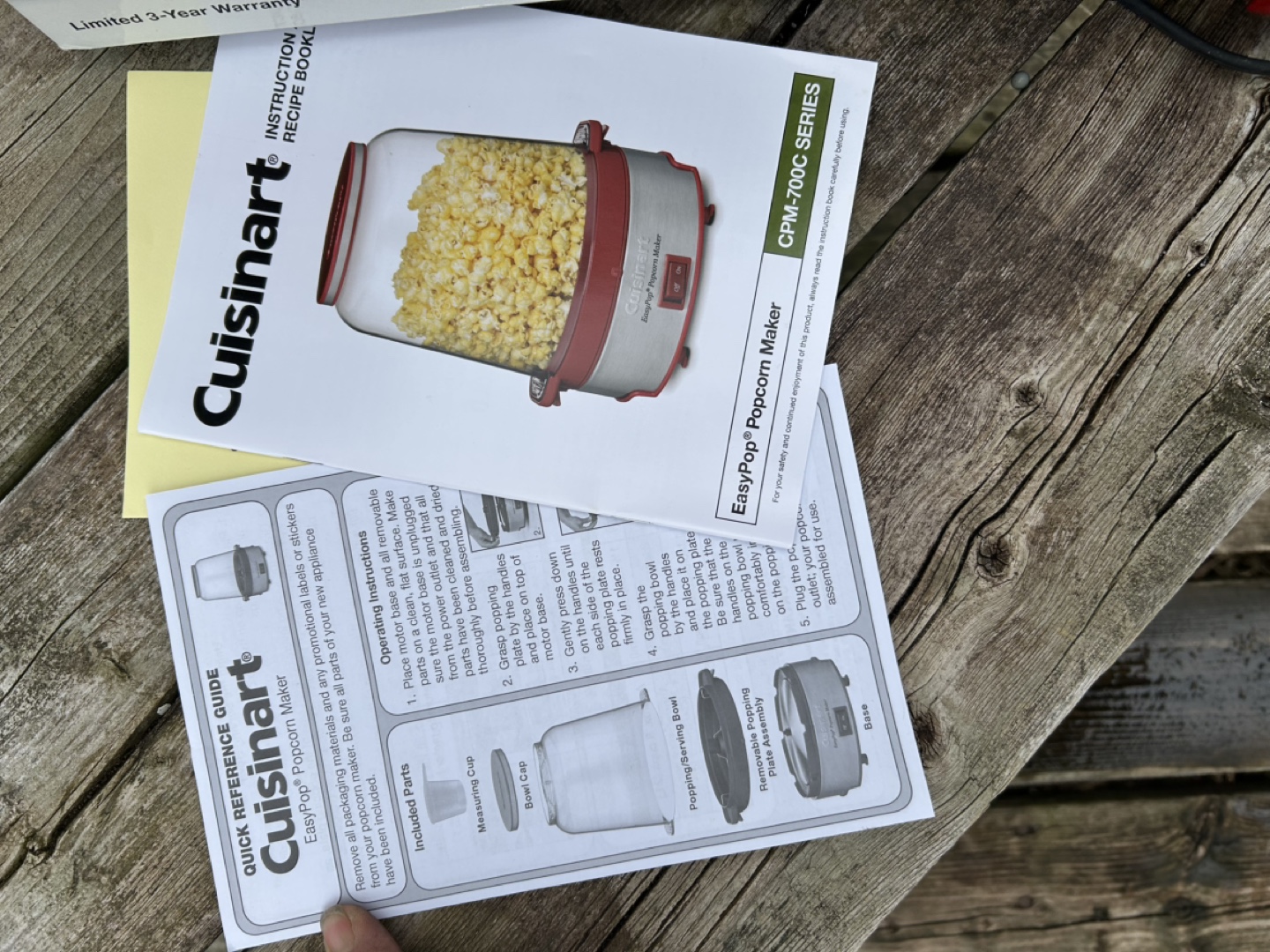 Cuisinart EasyPop Popcorn Maker - CPM-700C - photo 4