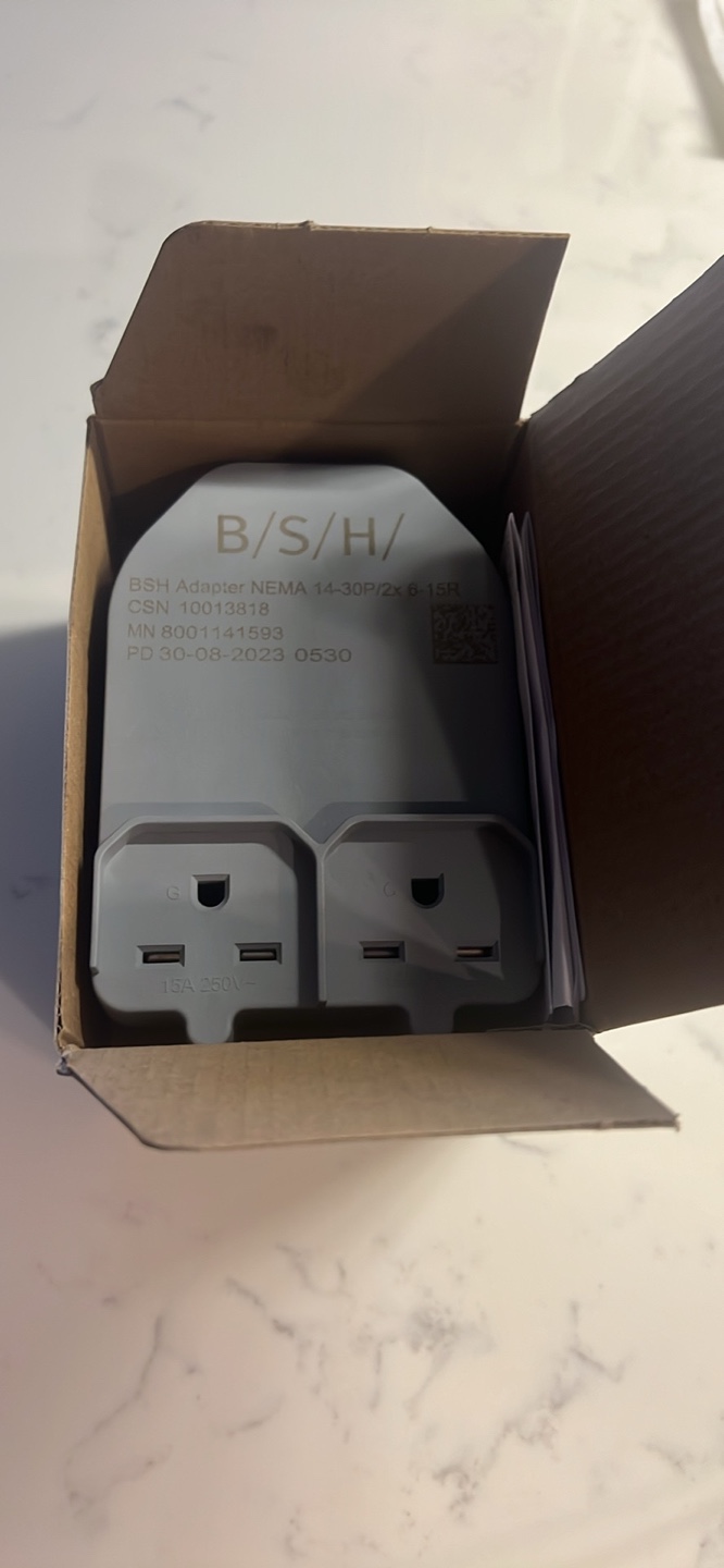 BSH Adapter NEMA 14-30P/2x 6-15R Power Adapter - photo 4
