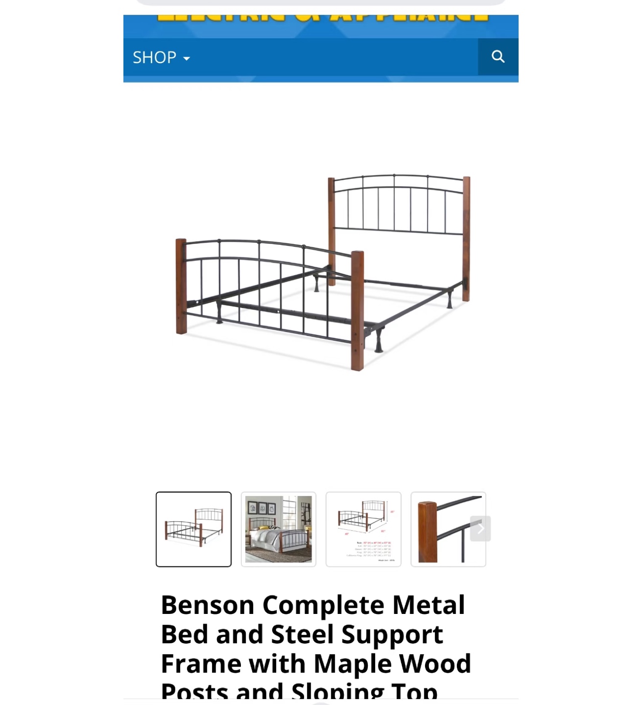 Complete Metal Bed Frame