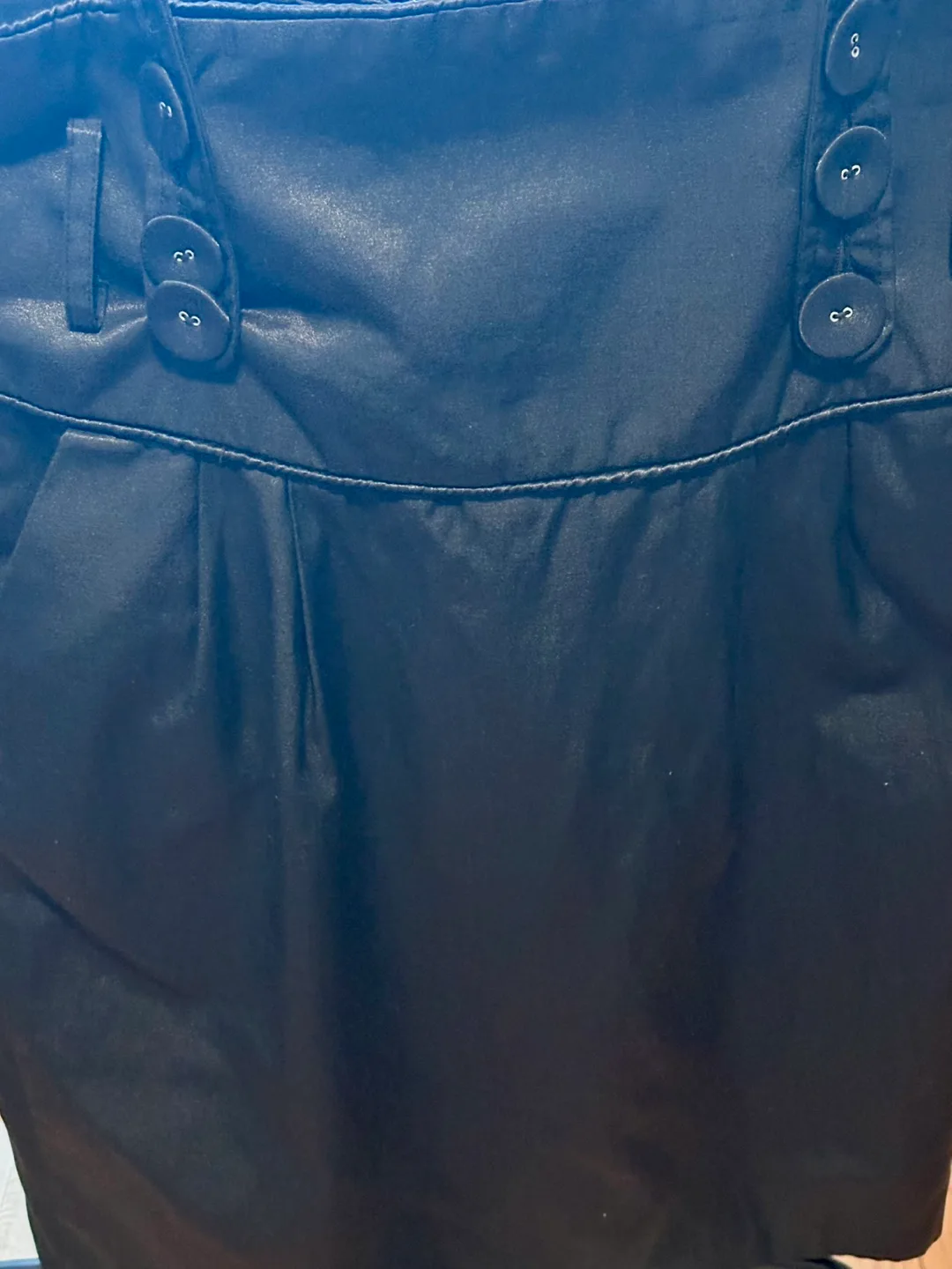 Black satin suspender skirt image indicator(4)