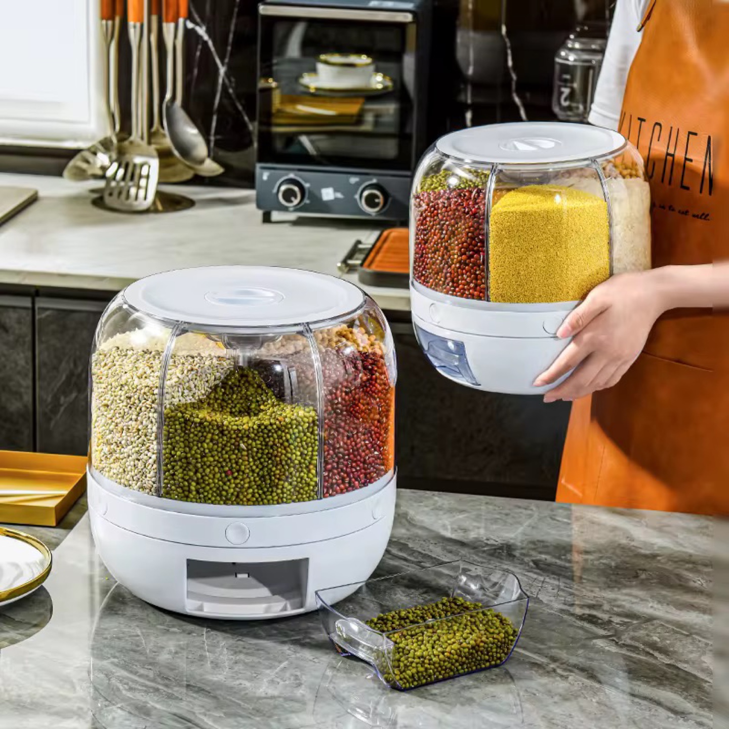 Rotating Cereal Dispenser, Grain storage - photo 3