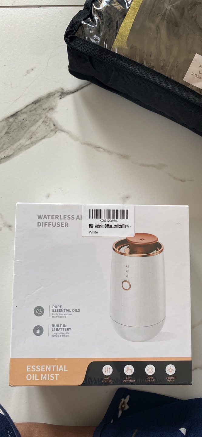 Waterless Essential Oil Diffuser - Portable & Rechargeable