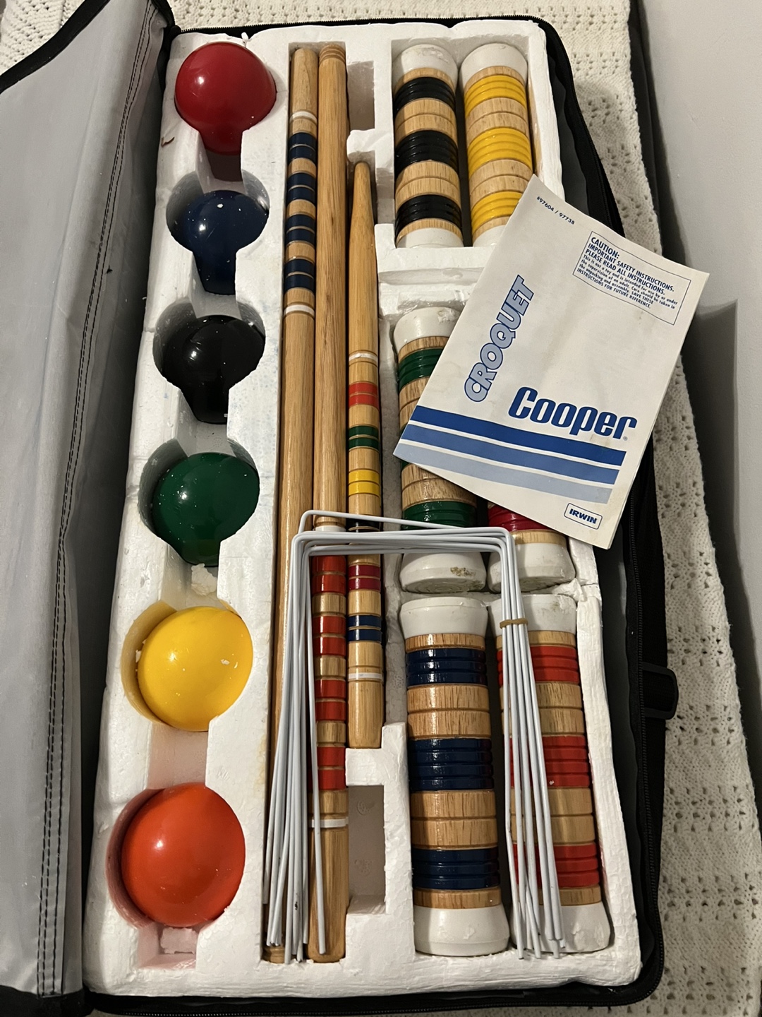 Vintage Cooper Croquet Set 6 set💚 - photo 2
