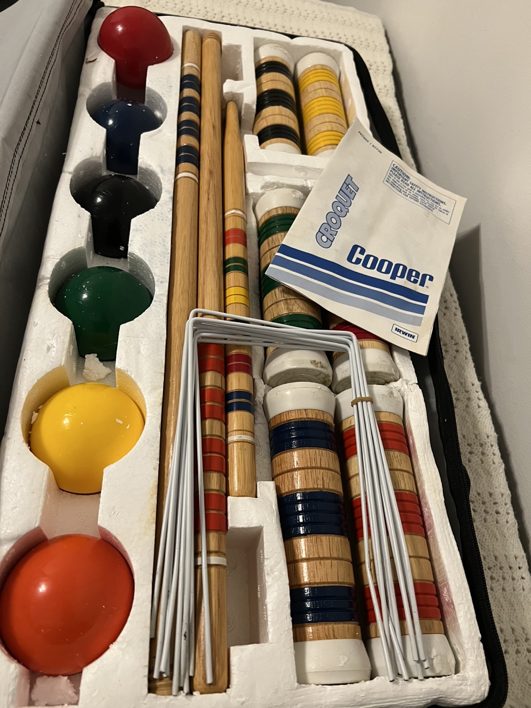 Vintage Cooper Croquet Set 6 set💚 - photo 3