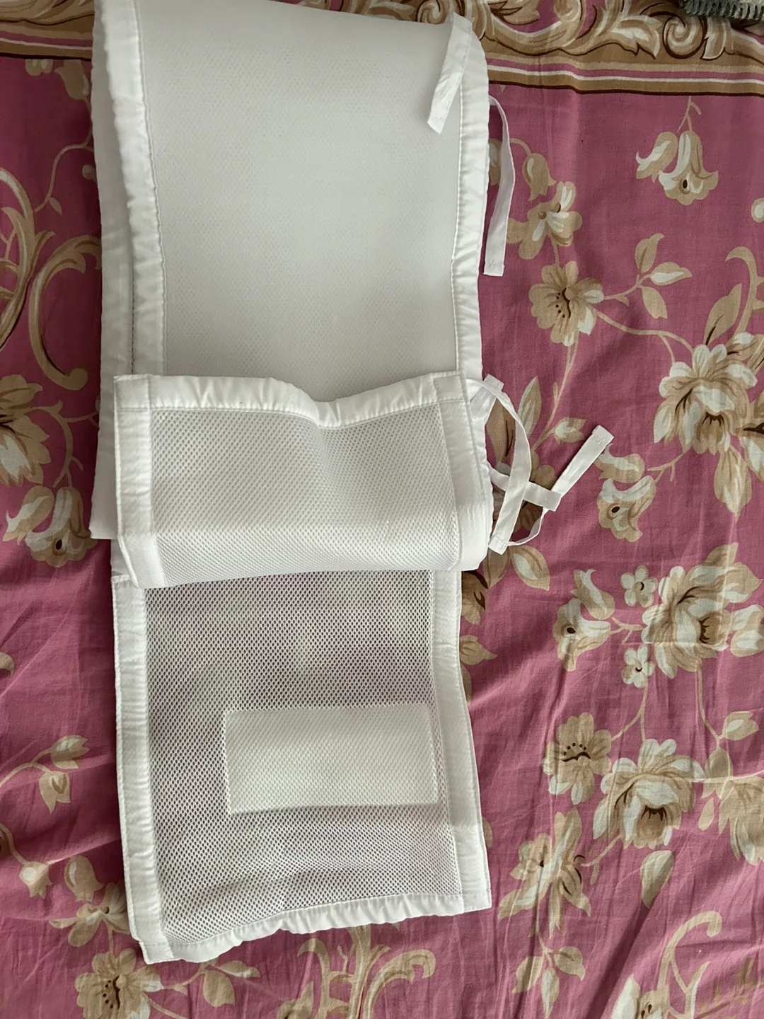 White Mesh Crib Rail Cover #freecycle image indicator(2)