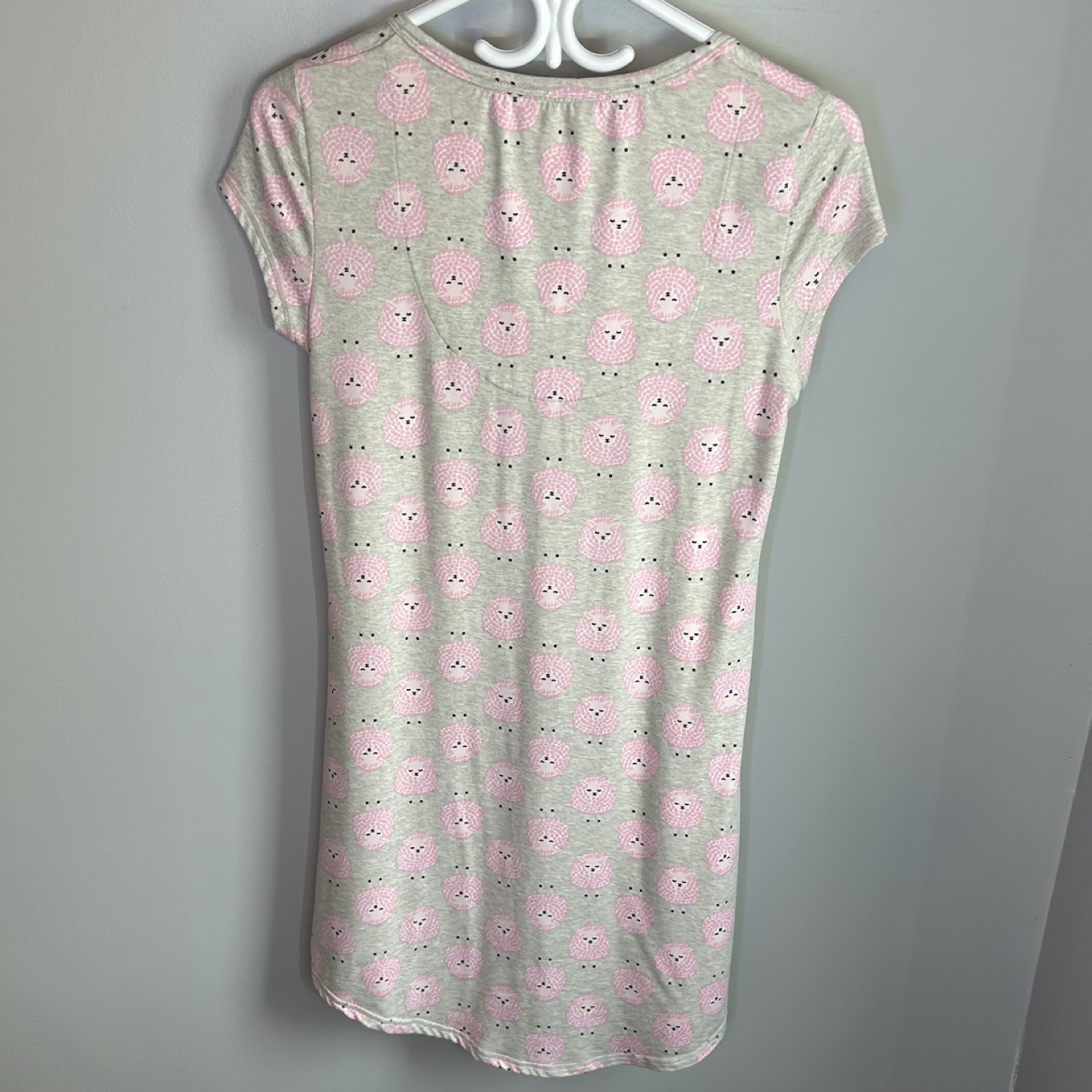Luna & Dawn Henley Short Sleeve Peachy Soft Nightgown Size S - photo 5