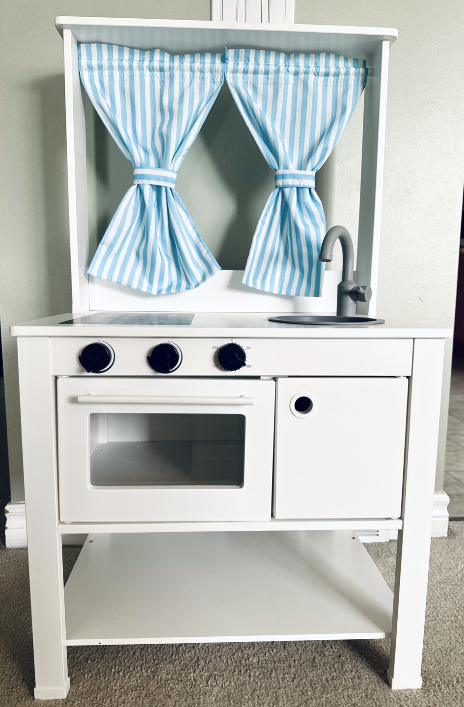IKEA Play Kitchen with Chalkboard + Free Play Food
