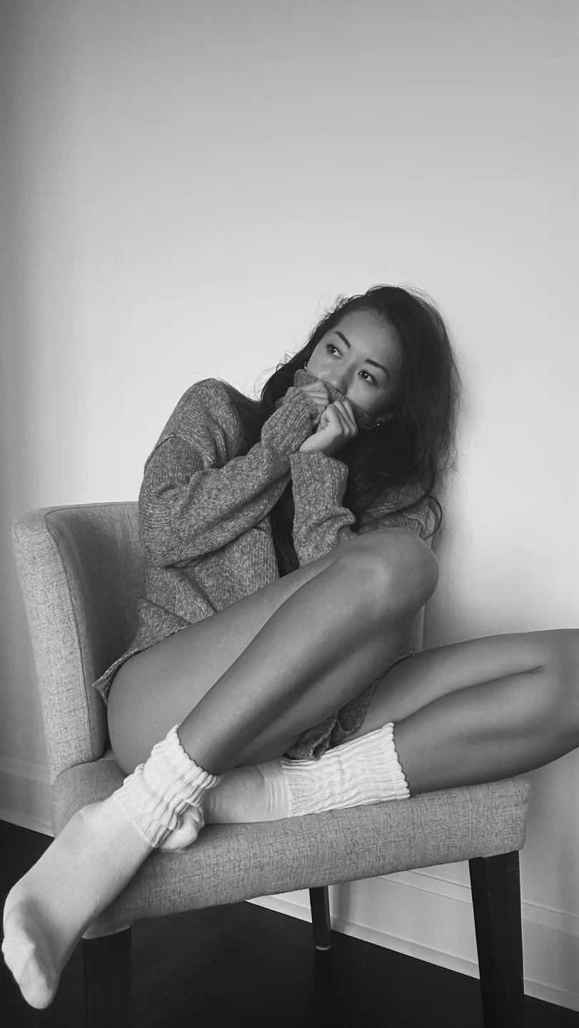 Grey Oversized Sweater H&M thumbnail
