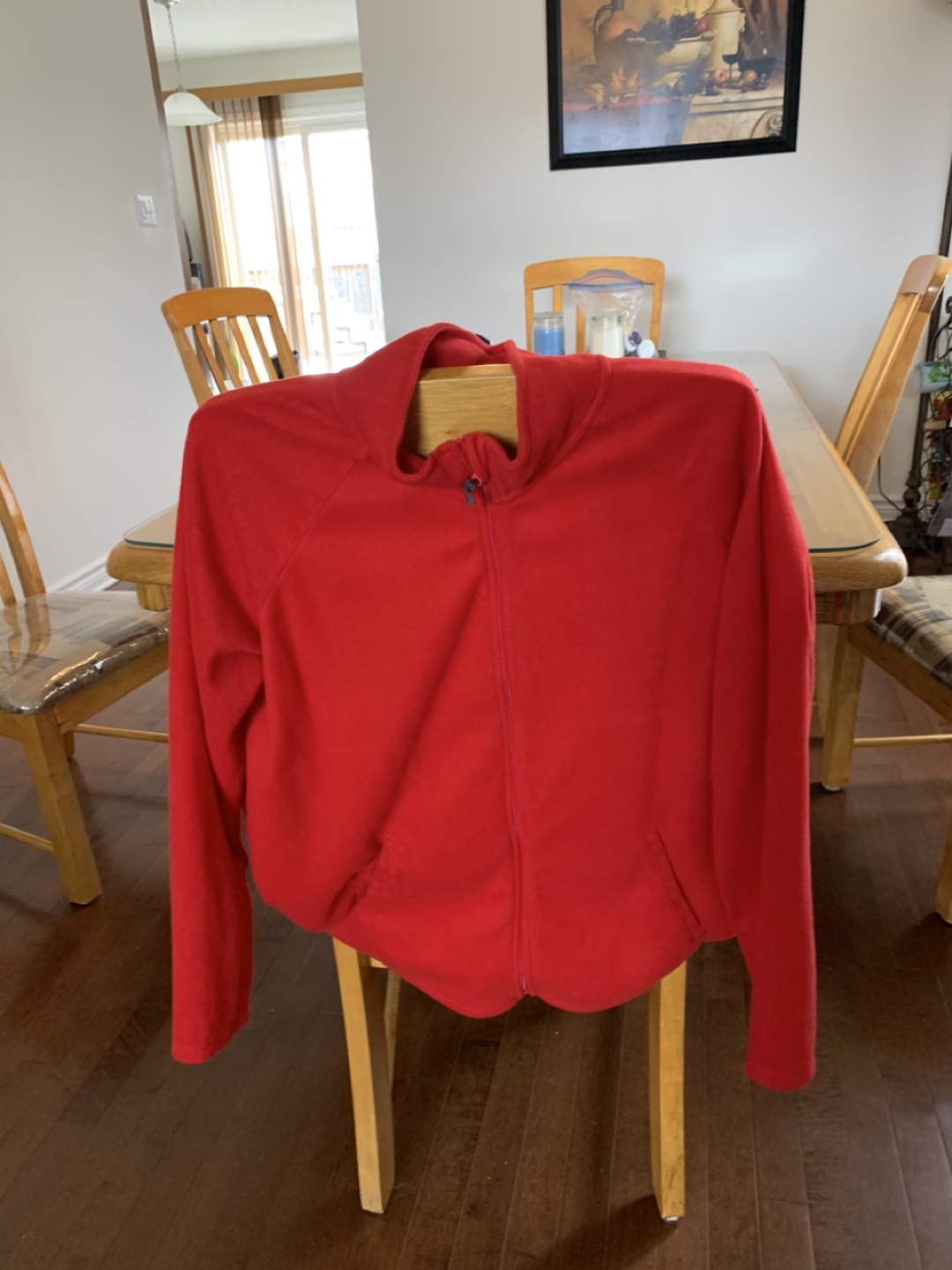 Carole Hochman Red Fleece Zip-Up Jacket - XXL - photo 2