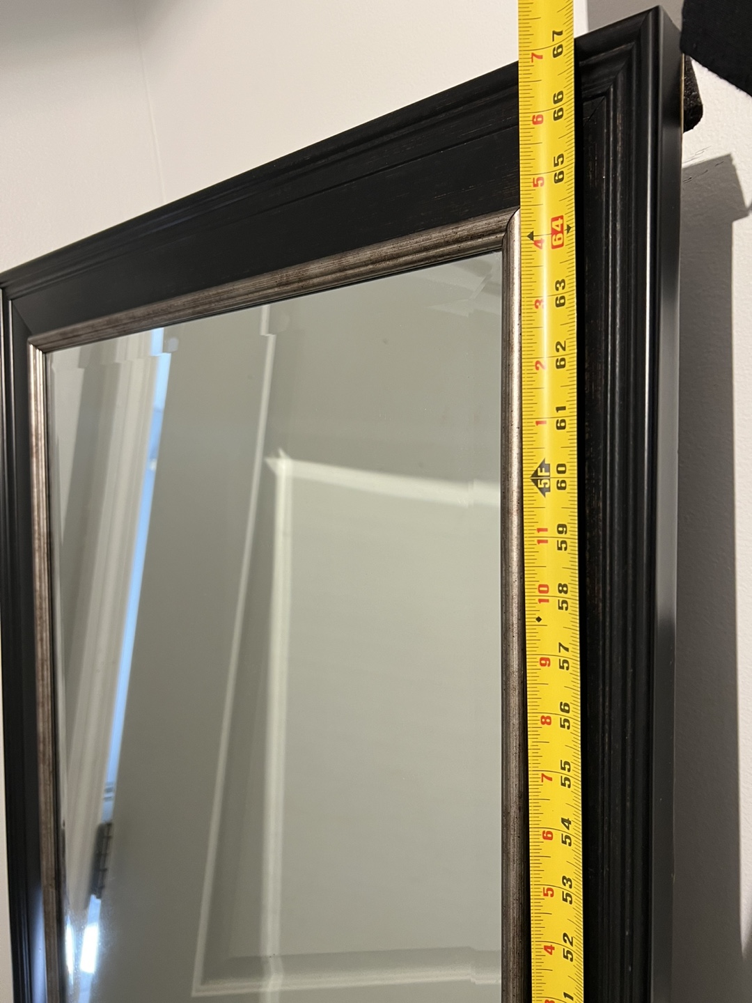Full Length standing Mirror with Black Frame - photo 2