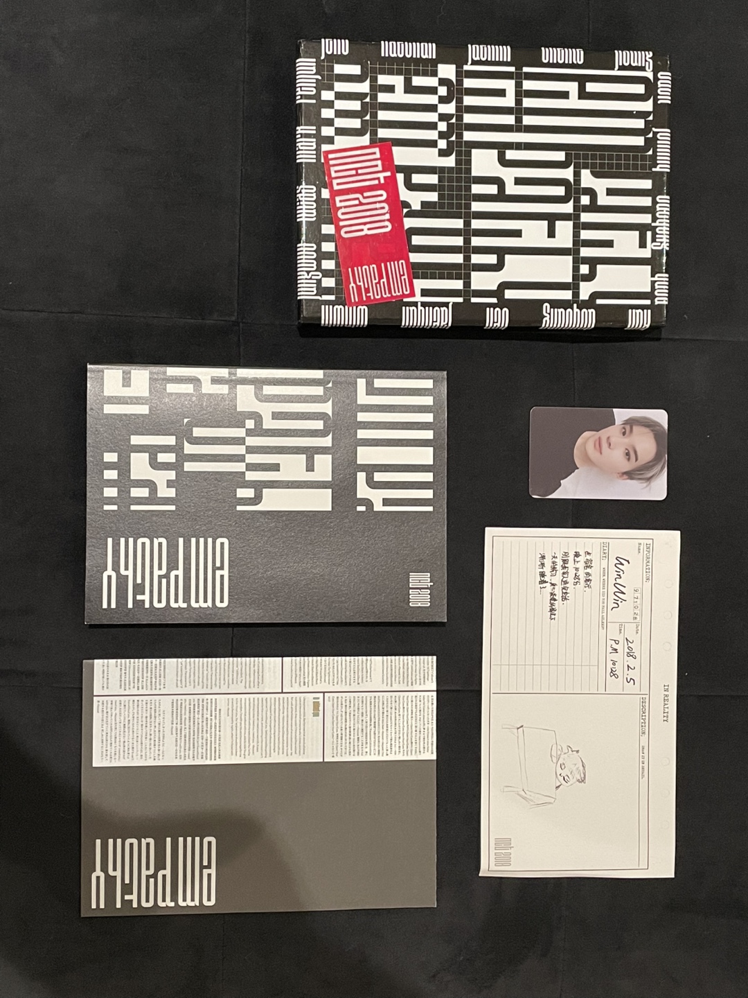 NCT 127 Empathy Album and Photocard Set