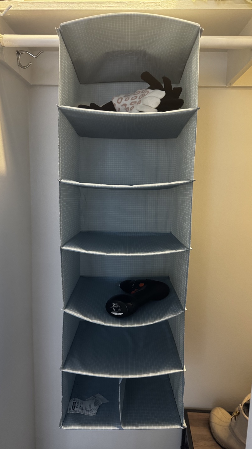 6-shelf Hanging Closet Organizer