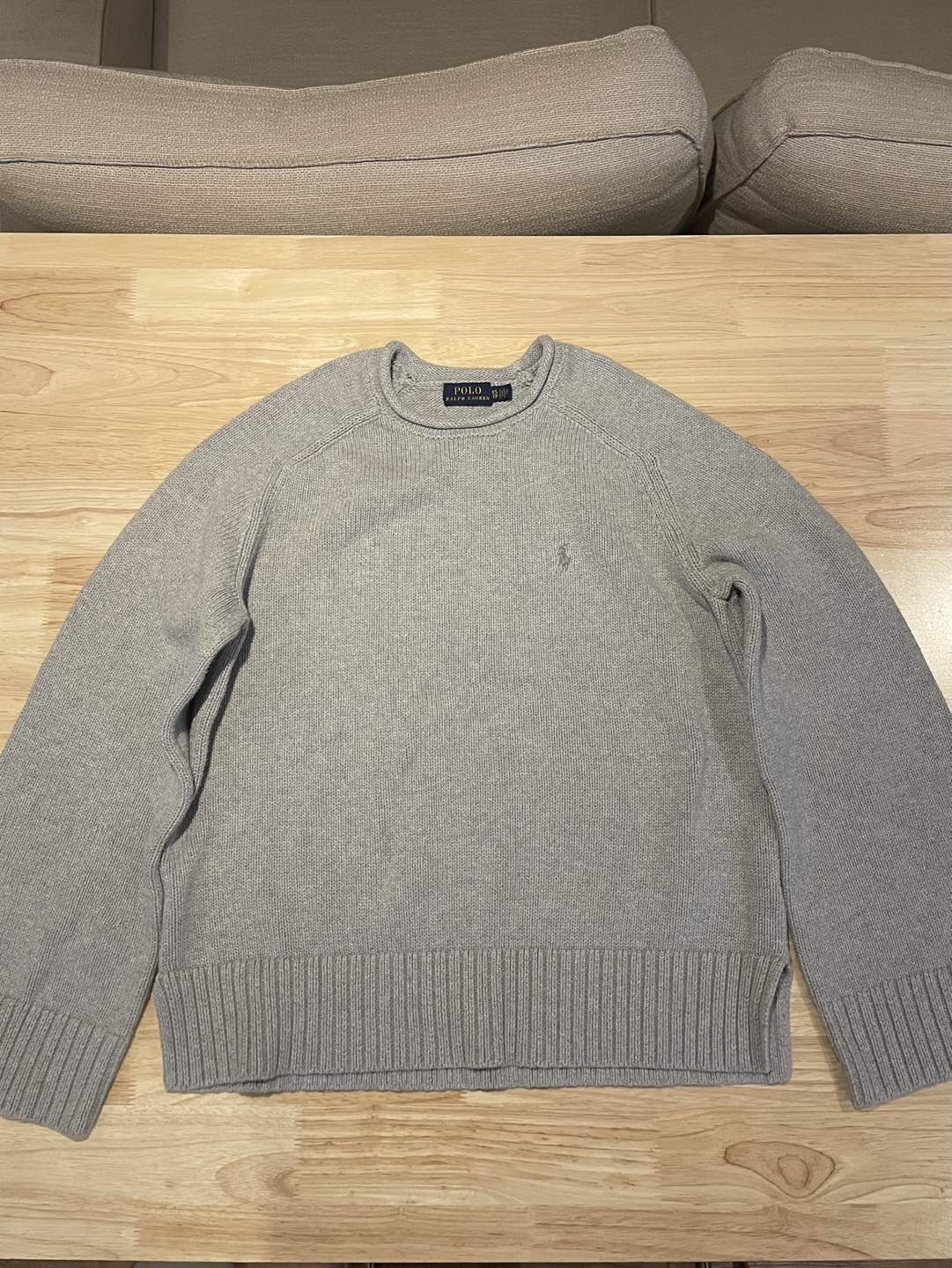 Polo Ralph Lauren Grey Sweater Size Small