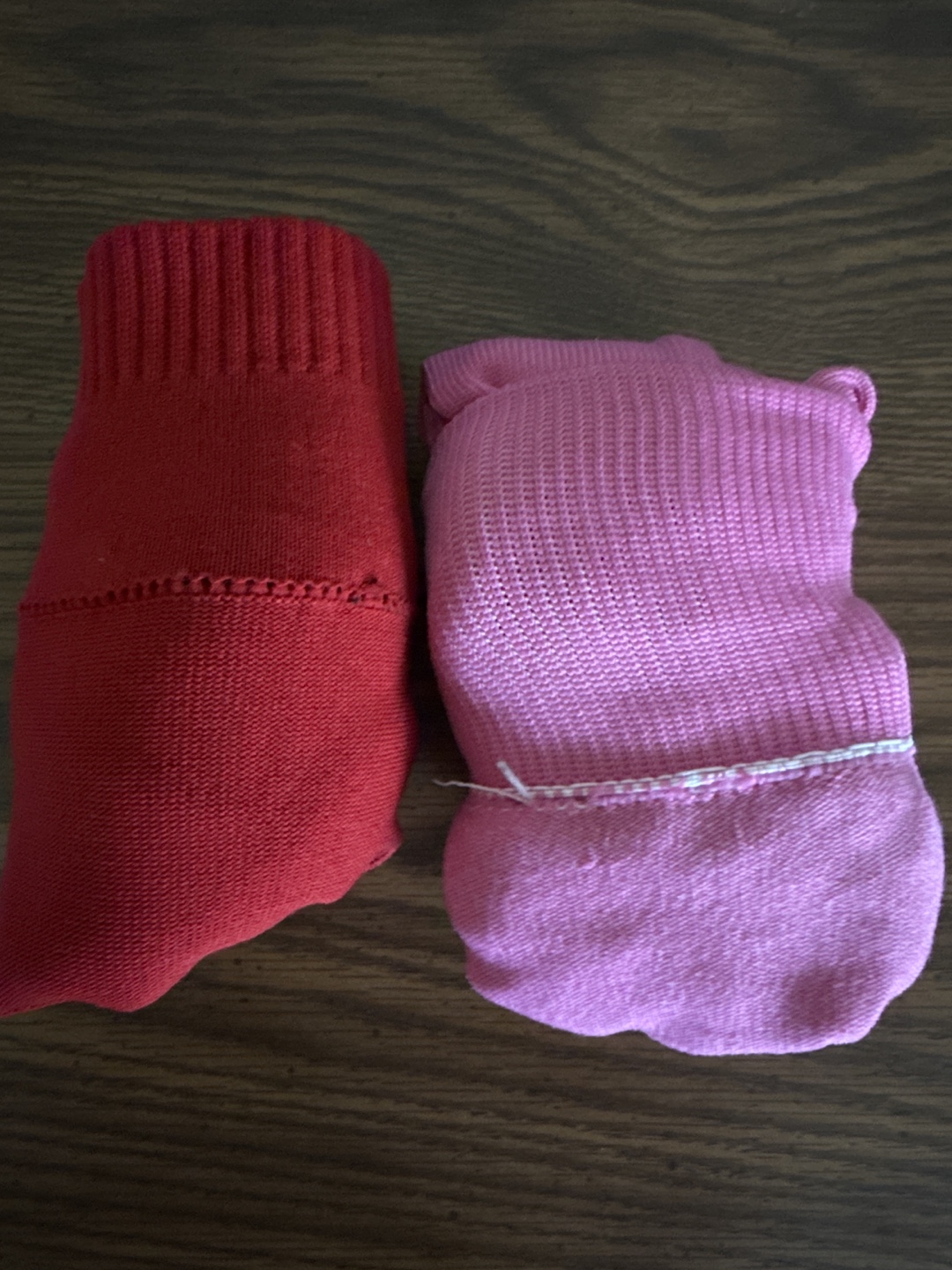 Two pairs of used long socks #freecycle