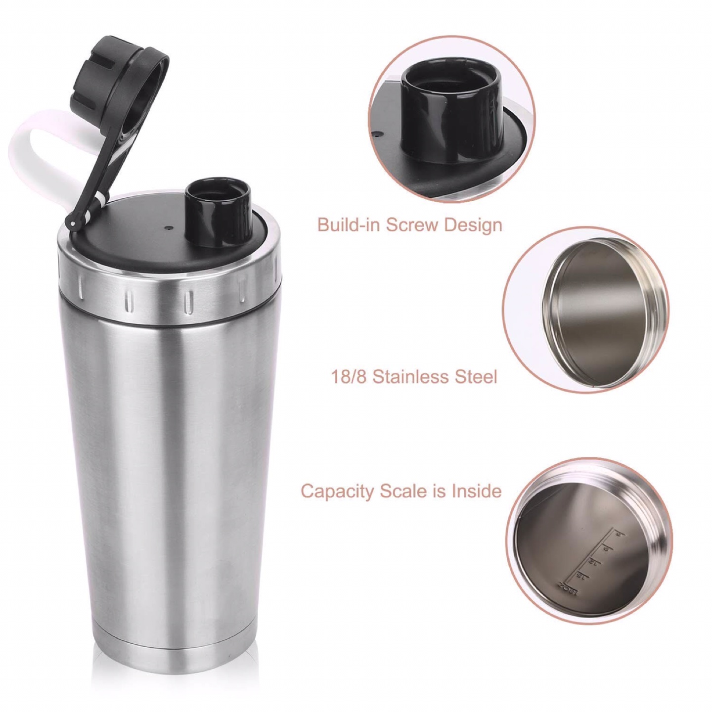 REBORN 20 oz Stainless Steel Shaker  Insulated - photo 4