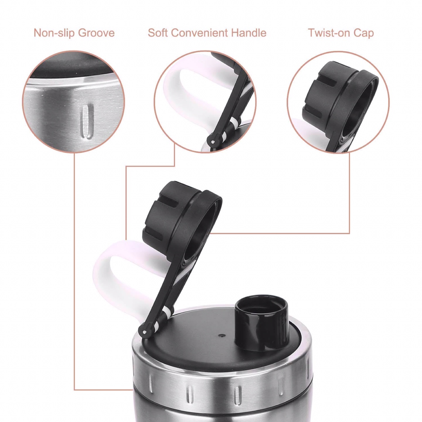 REBORN 20 oz Stainless Steel Shaker  Insulated - photo 3