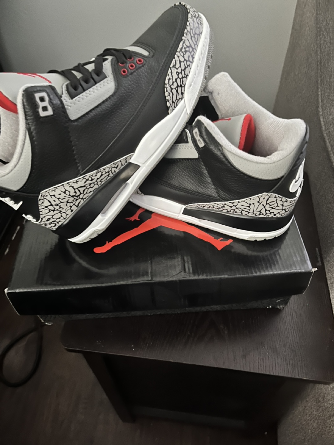 Air Jordan 3 Retro Black Cement - photo 4