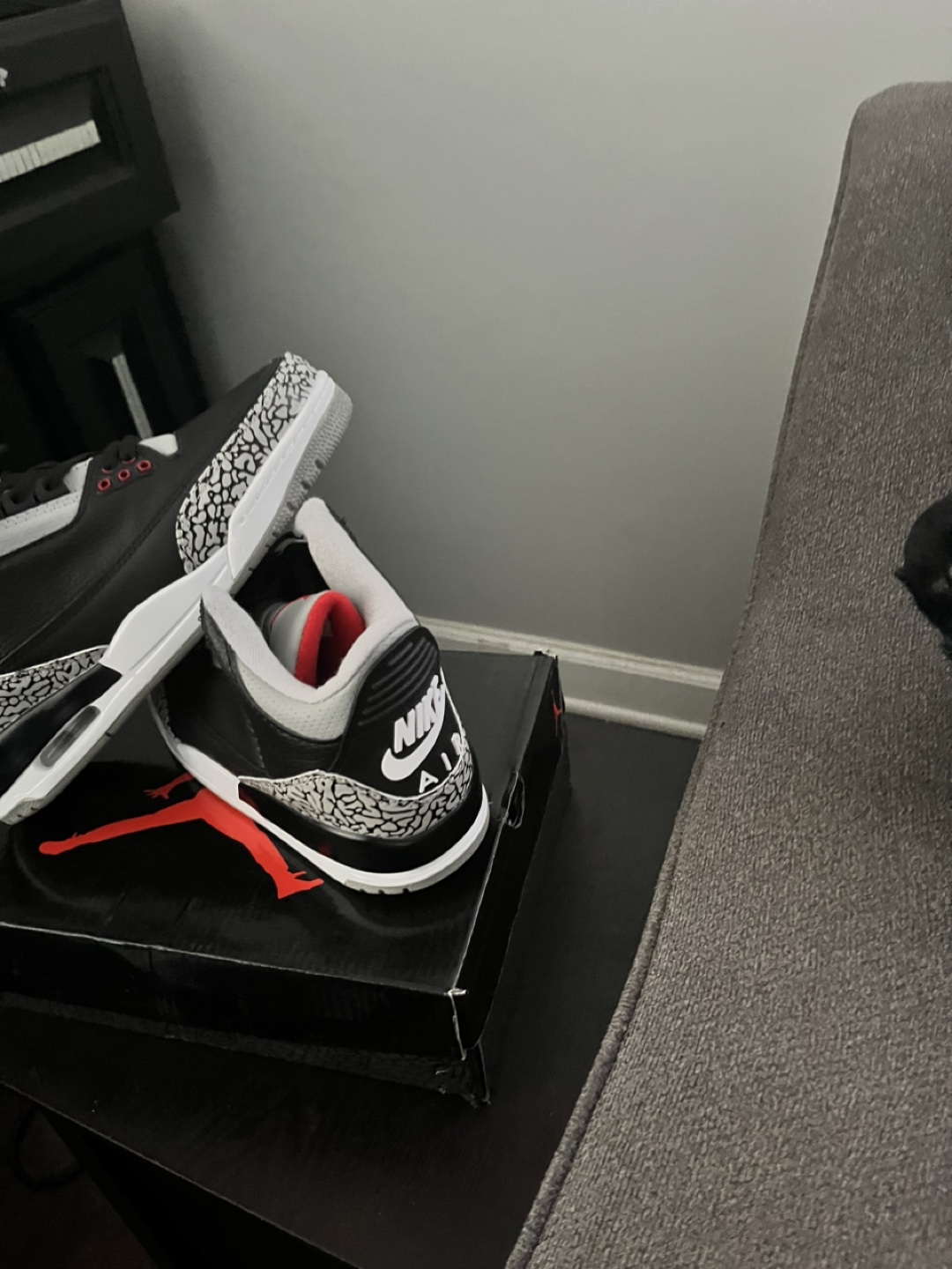 Air Jordan 3 Retro Black Cement - photo 2