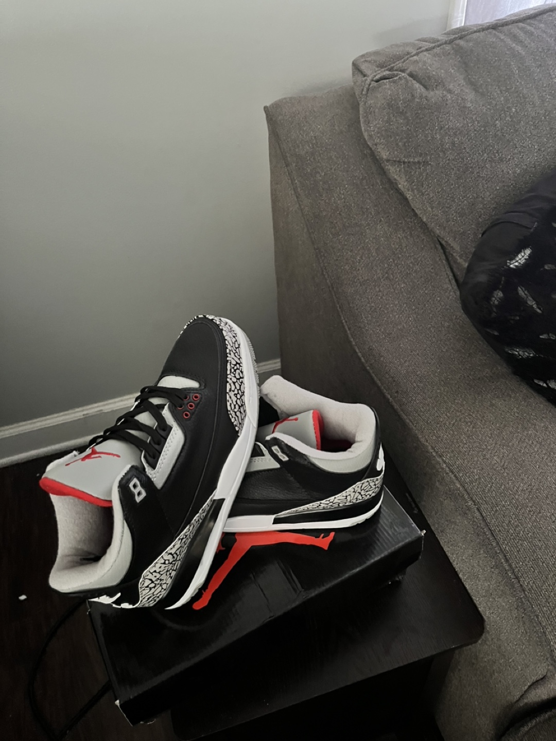 Air Jordan 3 Retro Black Cement - photo 3