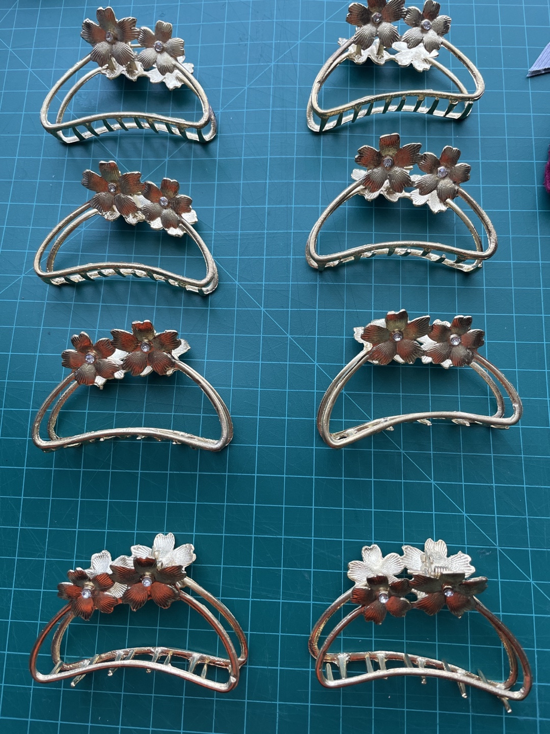 Flower Hair Claws