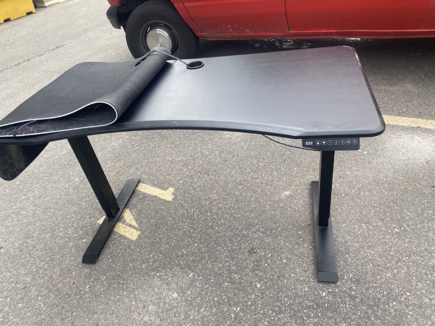 Black Electric Standing Desk