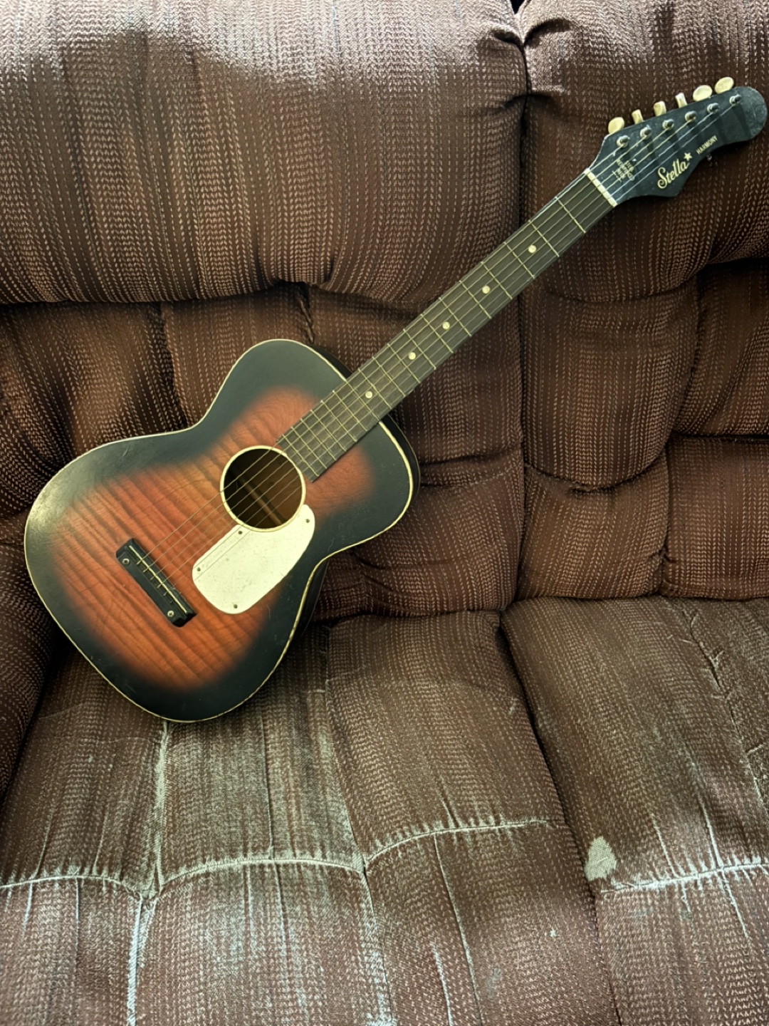 Vintage Stella Harmony Guitar