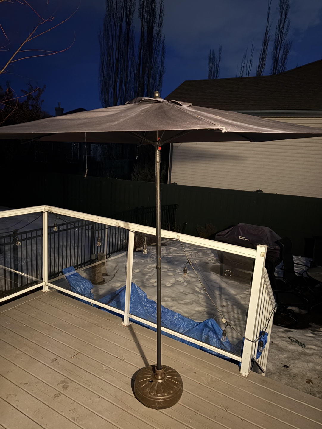 Outdoor Patio Umbrella with Stand - photo 3