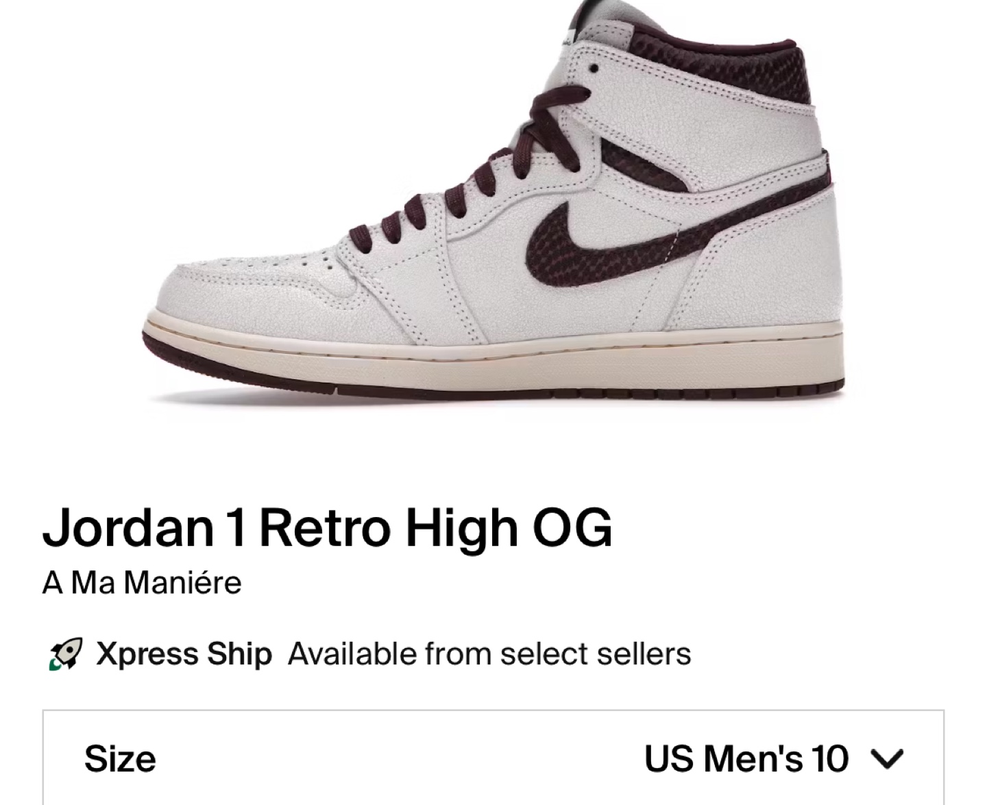 Jordan 1 Retro High OG - A Ma Maniere - photo 4