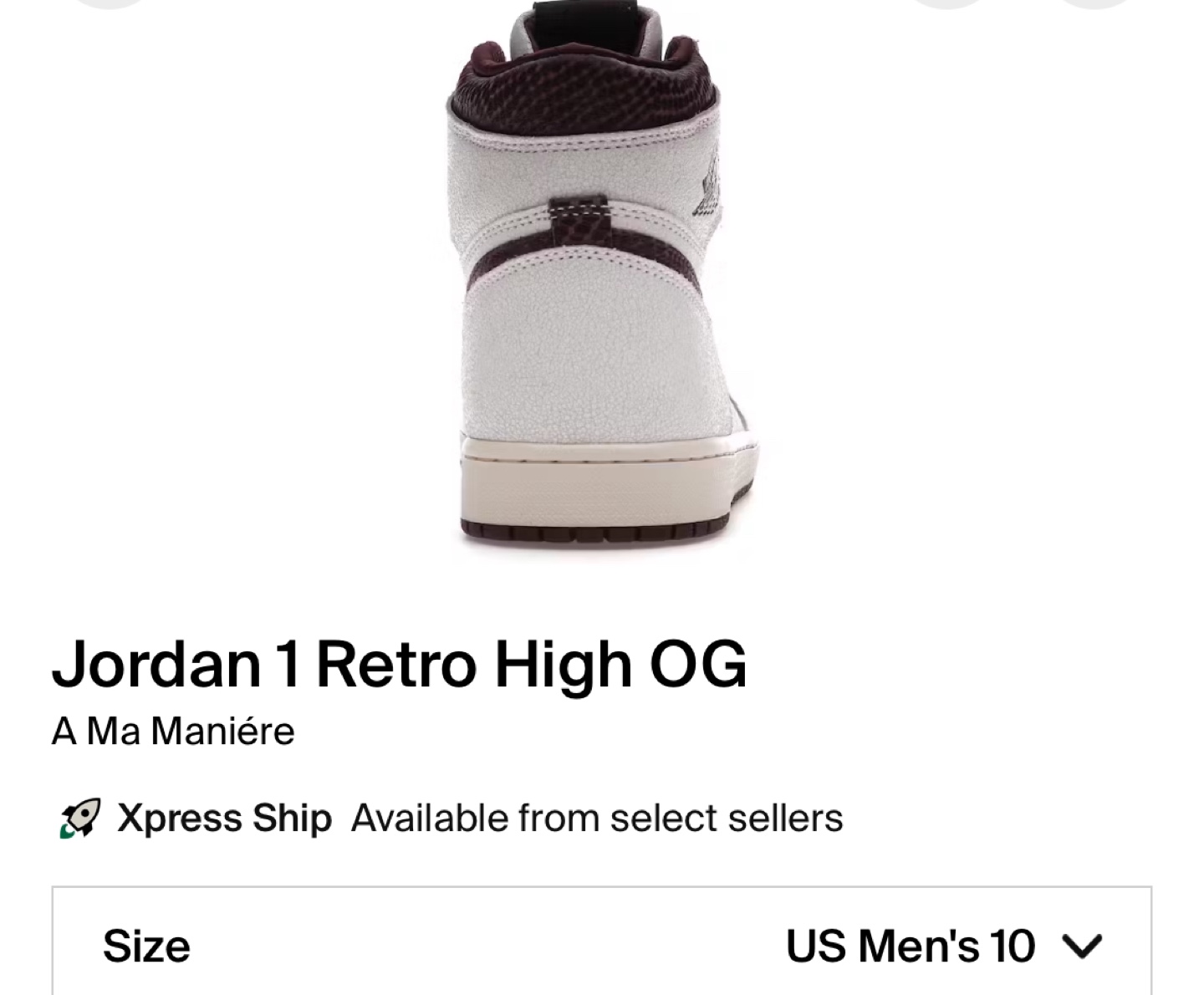Jordan 1 Retro High OG - A Ma Maniere - photo 2