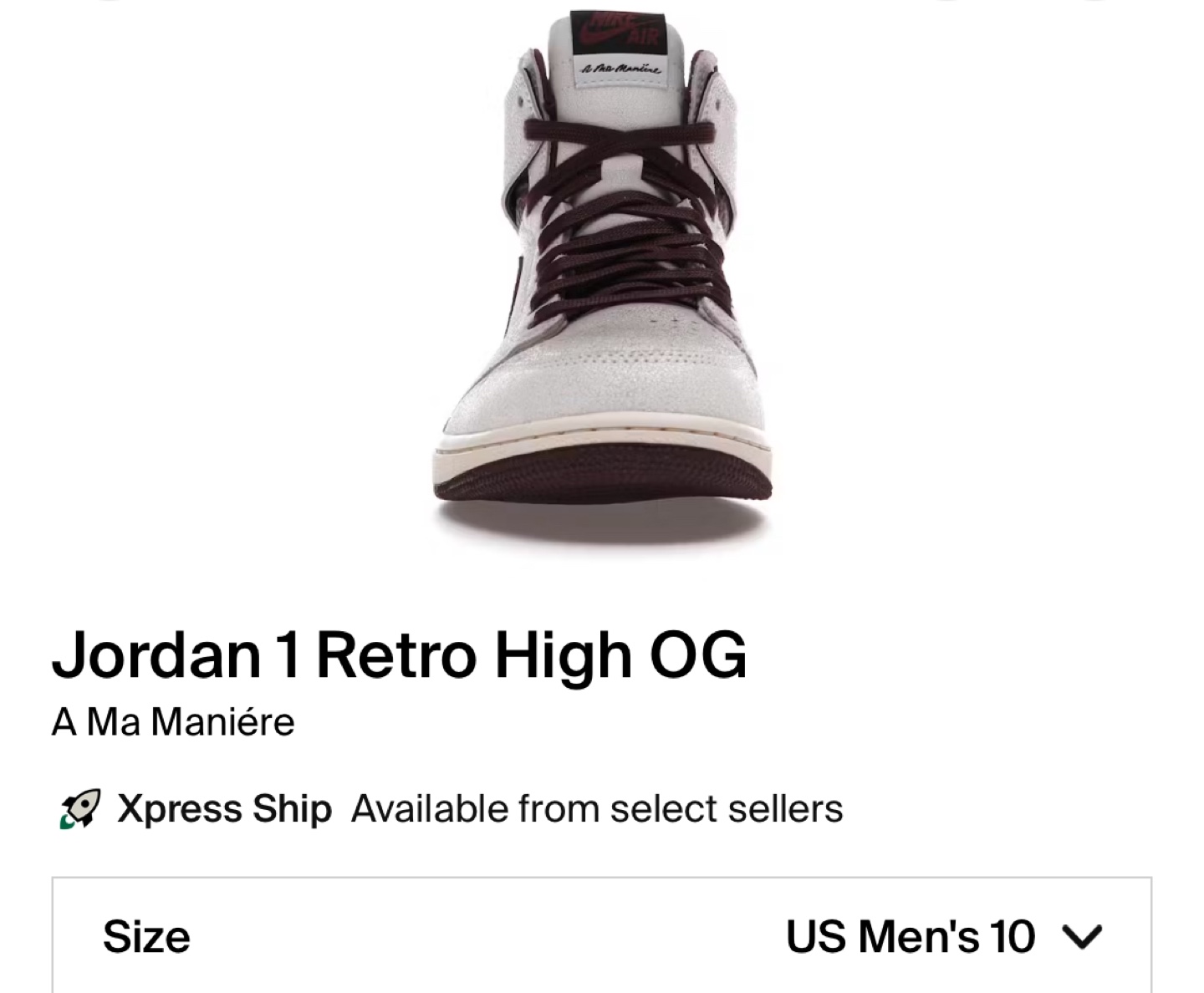 Jordan 1 Retro High OG - A Ma Maniere - photo 3