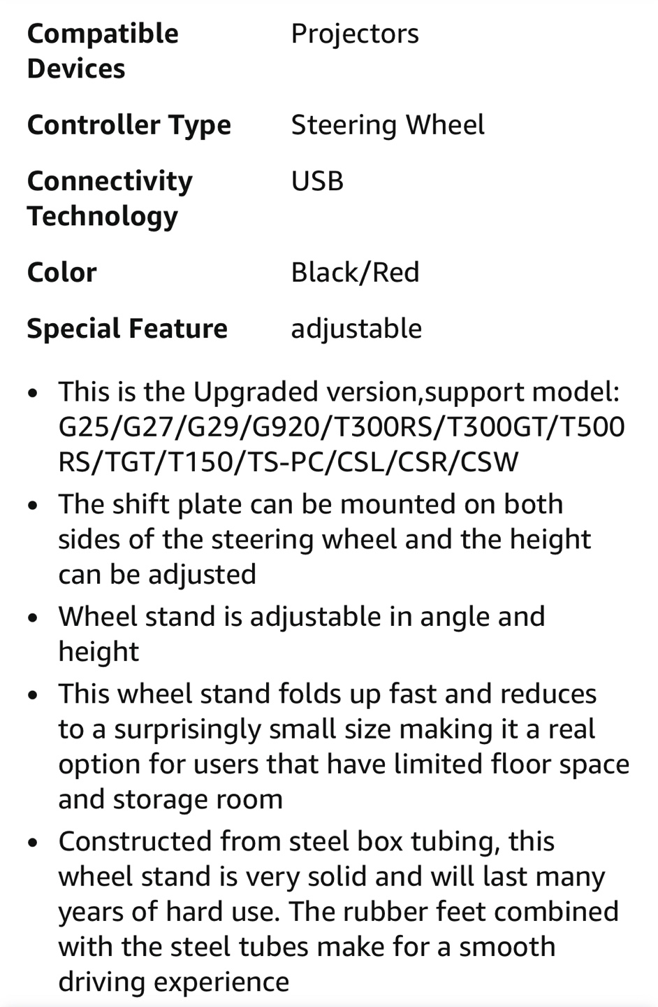 cireaora Professional Racing Wheel Stand (Updated Version) - photo 3